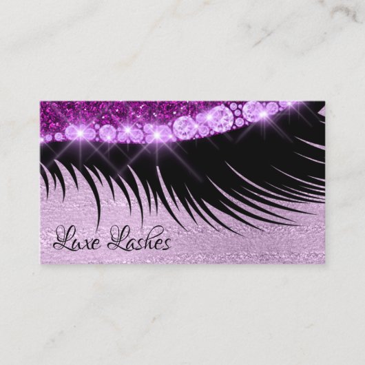 Vetas Visitekaartje Eyelash Paars (Voorkant)