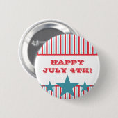 Vetbanden en stripes Button (Voorkant /achterkant)