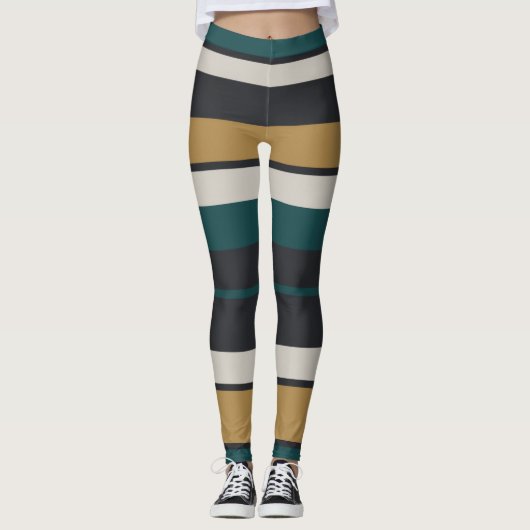 Vetbanden Leggings (Voorkant)