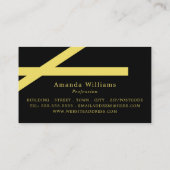 Vetbandjes, minimalistisch visitekaartje (Achterkant)