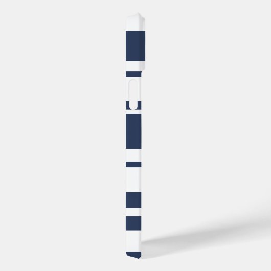 Vetbandpatroon - witte en zeemijl Case-Mate iPhone case (Achterkant / Rechts)