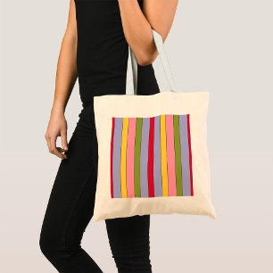 Vetbandstrepen Canvas tas