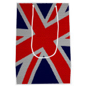 Vetbare uniale aansluiting op afdruk van koolstofv medium cadeauzakje (Achterkant)