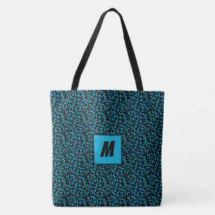 Vetblauw Abstract monogram Tote Bag