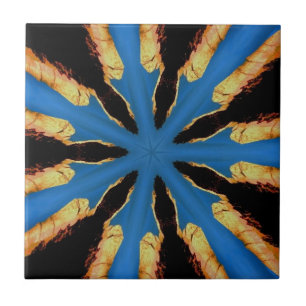 vetblauw tegel tegeltje