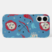 Vetblauwe dierenriem Case-Mate iPhone case (Achterkant (horizontaal))