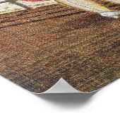  vetbodemmeisjes bij strand poster (Hoek)