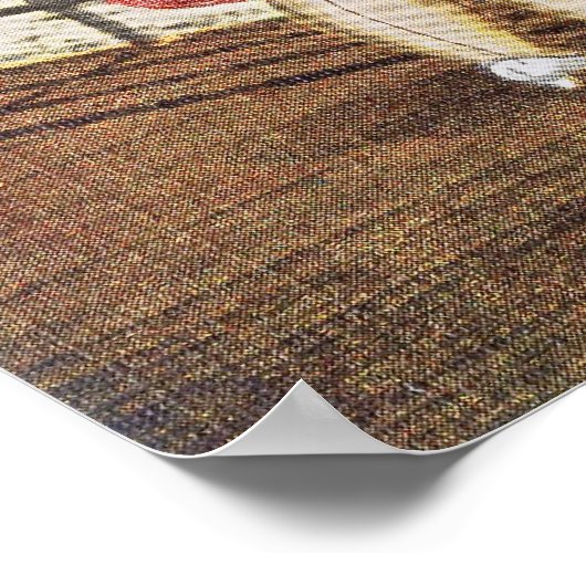  vetbodemmeisjes bij strand poster (Hoek)