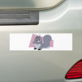 Veteekhoorn Bumpersticker (Op auto)