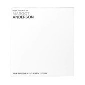 Veteenvoudige minimalistische afbeelding | Van het Notitieblok (Voorkant)