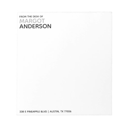 Veteenvoudige minimalistische afbeelding | Van het Notitieblok (Voorkant)