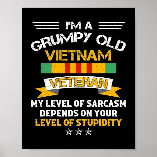 Veteraan 211 uit het oude Vietnam Poster (Voorkant)