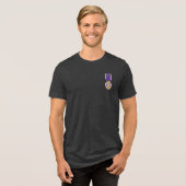Veteraan 2 Tri-Blend shirt (Voorkant volledig)
