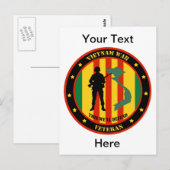 Veteraan aangepast Briefkaart militair Vietnam (Voorkant / Achterkant)