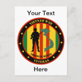 Veteraan aangepast Briefkaart militair Vietnam (Voorkant)