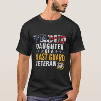 Veteraan Amerikaan van de kustwacht F T-shirt
