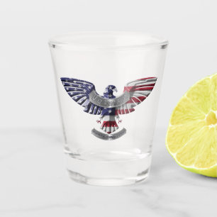 Veteraan Amerikaanse Adelaar “Trouw aan de Dienste Shot Glas