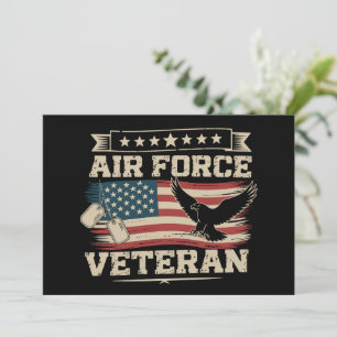 Veteraan Amerikaanse luchtmacht Amerikaanse vlag  Kaart