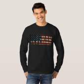 Veteraan Amerikaanse vlag T-shirt (Voorkant volledig)