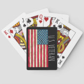 Veteraan-/Amerikaanse vlagspelkaarten Pokerkaarten (Achterkant)