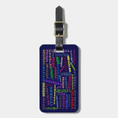 Veteraan Bagagelabel (voeg uw contactgegevens toe) (Voorkant verticaal)