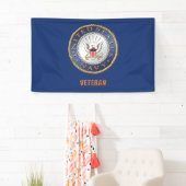 Veteraan Banner van de Amerikaanse marine (Insitu)