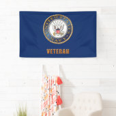 Veteraan Banner van de Amerikaanse marine (Insitu)