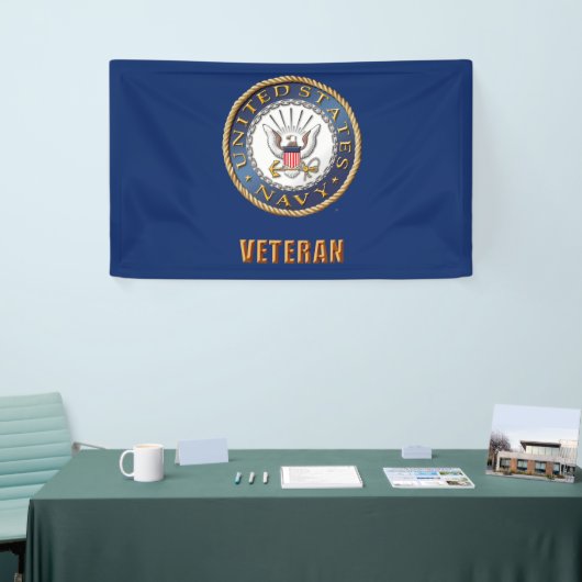 Veteraan Banner van de Amerikaanse marine (Beurs)