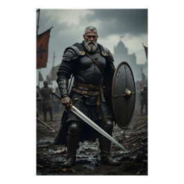 Veteraan Battlefield Warrior Perfect Poster