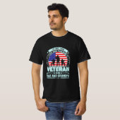Veteraan Being a Dad en Opa USA Veterans Day T-shirt (Voorkant volledig)