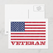 veteraan briefkaart (Voorkant / Achterkant)