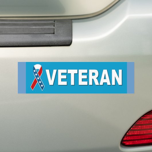veteraan bumpersticker (Op auto)