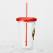 Veteraan Cavalry Soldaat van het leger Acryl Drinkbeker (Rechts)