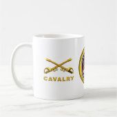 Veteraan Cavalry Soldaat van het leger Koffiemok (Links)