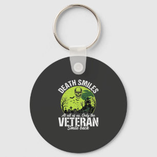 Veteraan Dood Lacht Halloween Ontwerp_1 Sleutelhanger