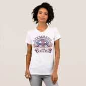 Veteraan Freedom Defender en Mom - Amerikaanse tro T-shirt (Voorkant volledig)
