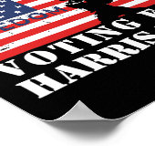 Veteraan Freedom stemt voor Harris Wheimer Waltz U Poster (Hoek)