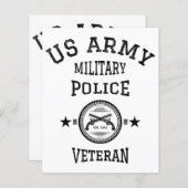 Veteraan gepensioneerde politieagent (Voorkant / Achterkant)