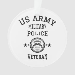 Veteraan gepensioneerde politieagent ornament