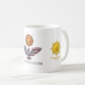 Veteraan Gepersonaliseerd Eagle, transportkorps Koffiemok (Voorkant rechts)