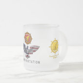 Veteraan Gepersonaliseerd Eagle, transportkorps Matglas Koffiemok (Voorkant rechts)