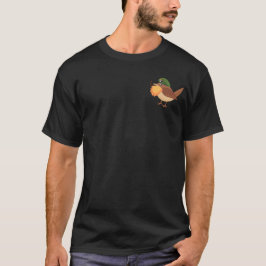 Veteraan Groene Baret Bearded Bird T-shirt