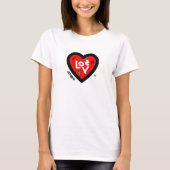 Veteraan hart (kent liefde) t-shirt (Voorkant)