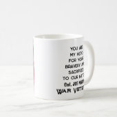 Veteraan Hero Soldier 4 juli Onafhankelijkheidsdag Koffiemok (Voorkant rechts)