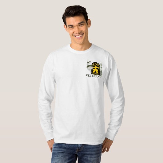 Veteraan in de lucht - 509e PIR T-shirt (Voorkant volledig)