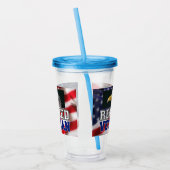 Veteraan in ruste acryl drinkbeker (Links)