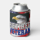 Veteraan in ruste blikjeskoeler (Blikje Voorkant)