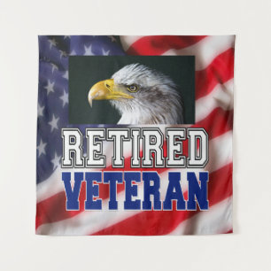 Veteraan in ruste wandkleed