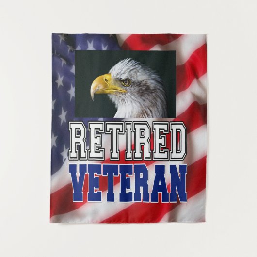 Veteraan in ruste wandkleed (Voorkant)