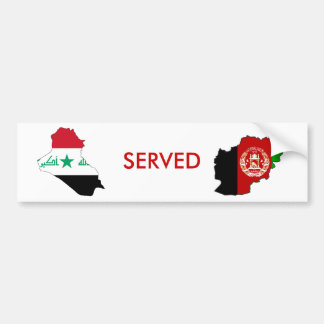 Veteraan Irak en Afghanistan Bumpersticker